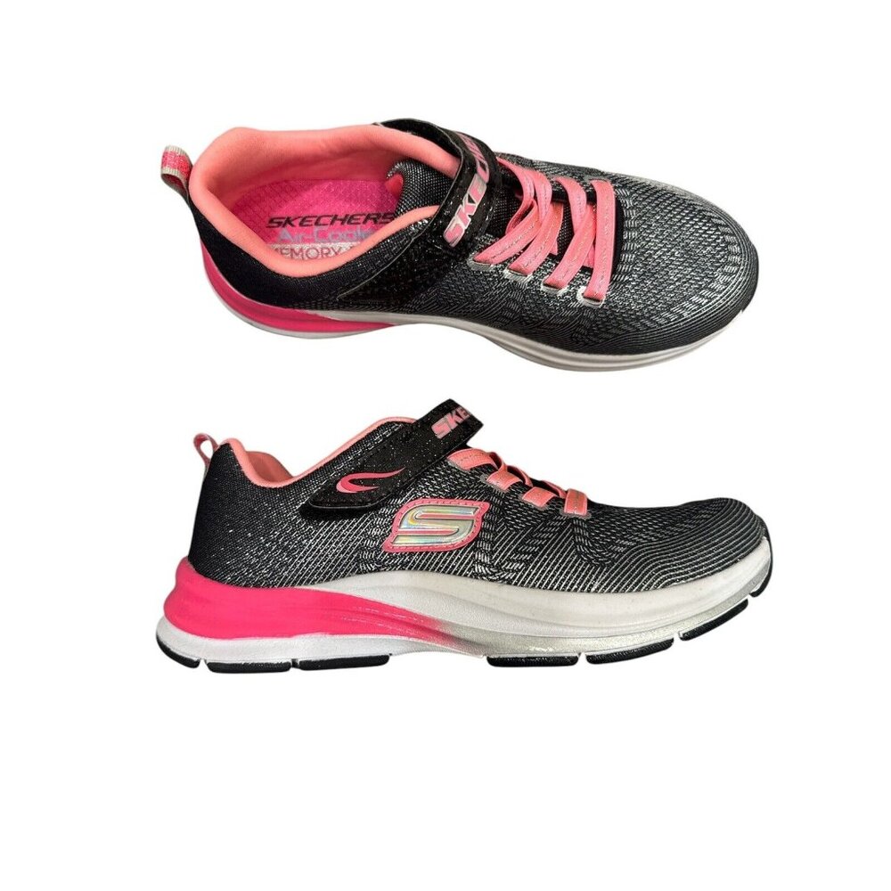 Skechers Double Strides - Duo Dash Girls Sneaker Black / Neon Pink US Size 2